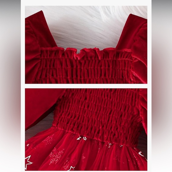 Red Velvet Baby Girls’s Dress Sz 12-18M - Picture 4 of 8